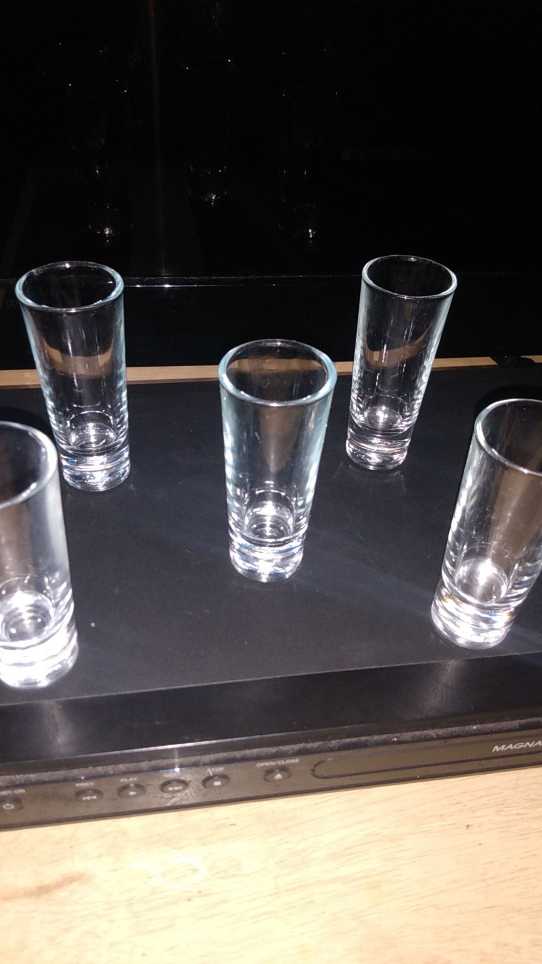 5 KAMAKAZZI SHOT GLASSES
