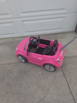 FIAT PUSH PINK CAR KIDS 150 GLENDORA