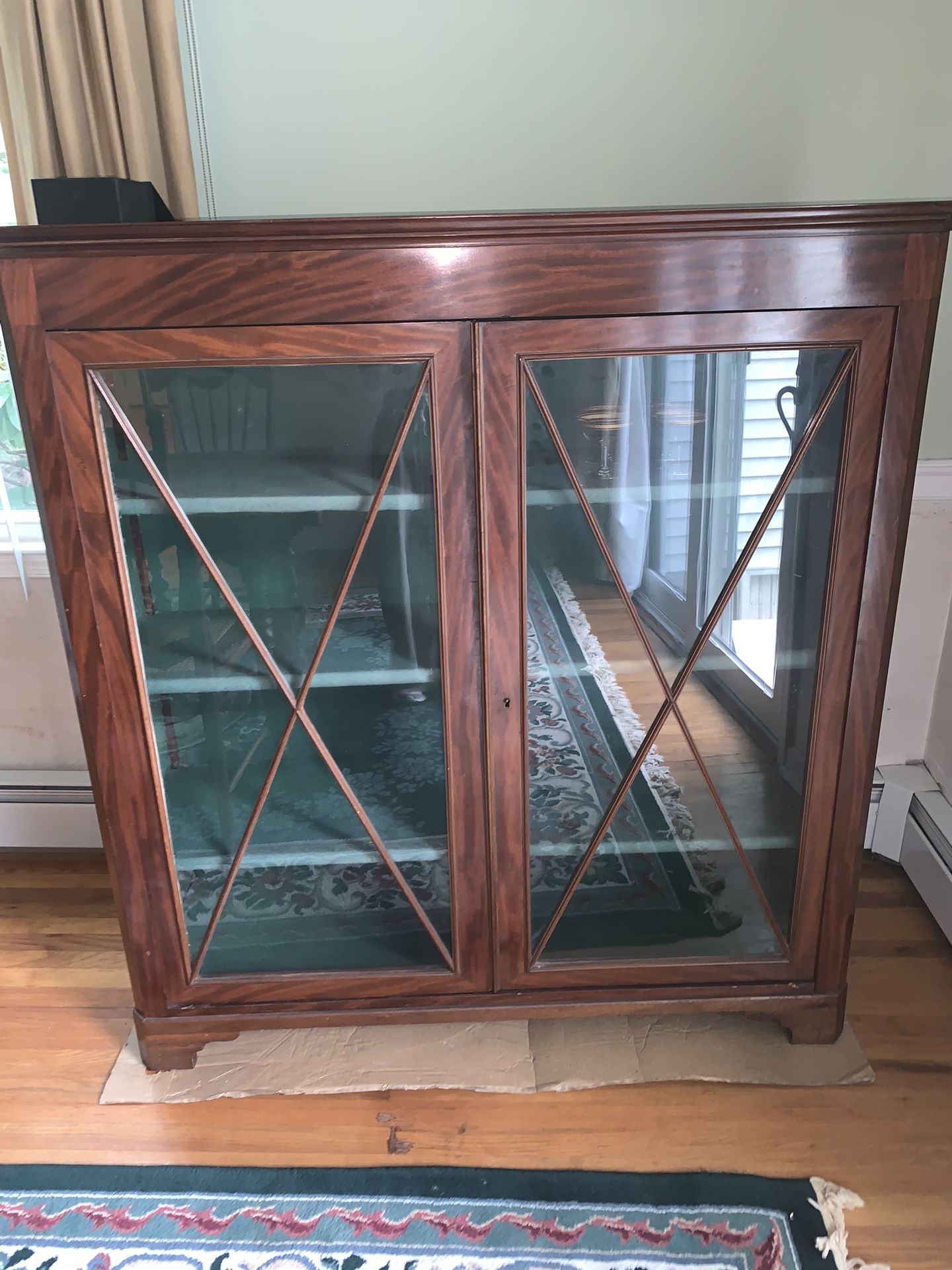Large Wooden Display Cabinet