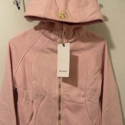 Pink With Good Zipper Lululemon Scuba 