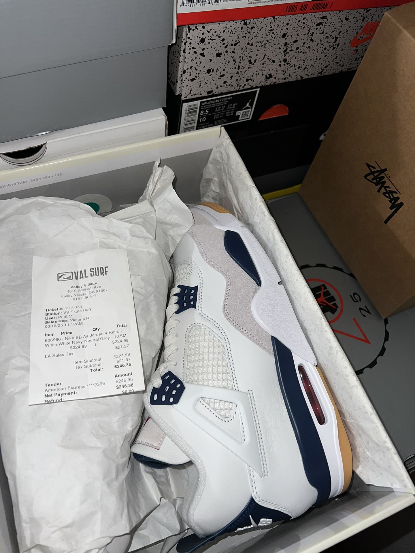 Jordan 4 SB Navy