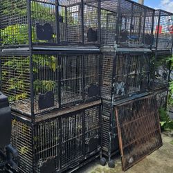 Triple Stack A&E Parrot Breeder Cages 