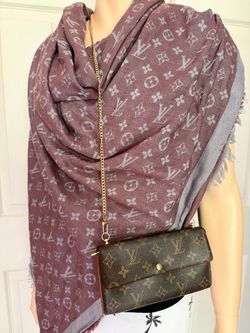 Louis Vuitton Scarf & Wallet Set