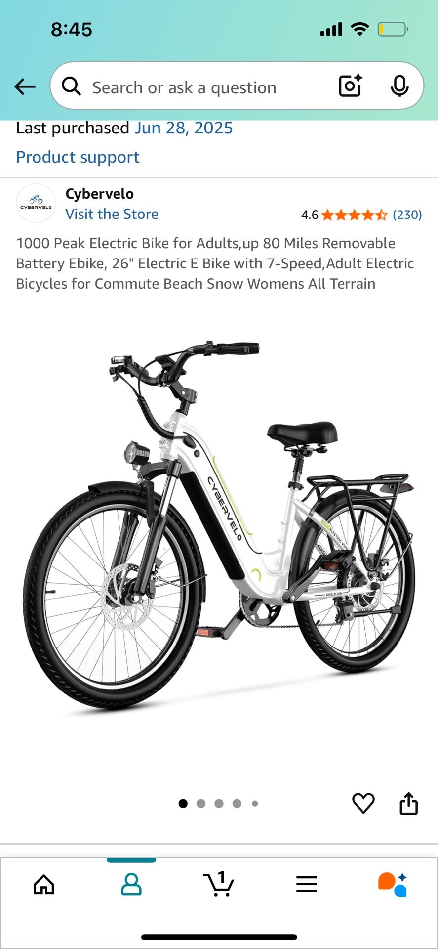 E-bike Cybervelo 