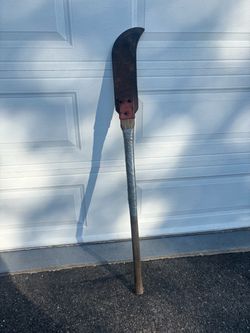 Large Vintage Grass Blade Scythe