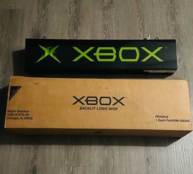 Original Xbox retail store promotional sign
