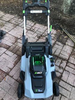 New 2110SP self-propelled mower 56v complete with 5ahAM battery/charger