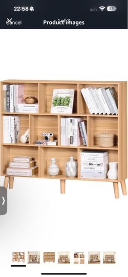 Brand new 10 cube bookshelf