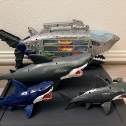 Toy Shark Track And Toy Sharks 