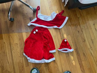 Girls Clause Outfit (1-2 Year old 