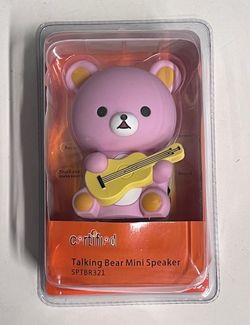 Certified Talking Bear Mini Speaker - Style# SPTBR321