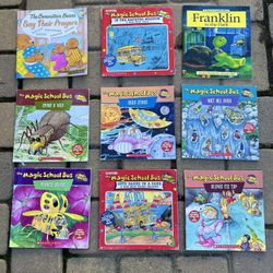 Magic School Bus / Scholastic Books/ Franklin/ The Berenstein Bears 