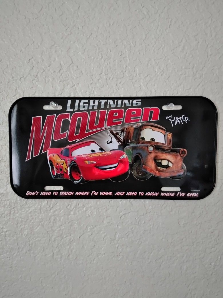 The Cars Tin Plate.