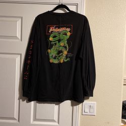 Size XL Primitive Skateboard Dragon Ball Z Long Sleeve T-Shirt.