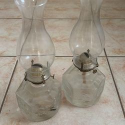 Oil burning lamps