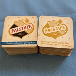 NEW 80 Beer Coasters Falstaff Vintage