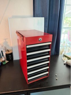 Sears Craftsman USA Side Caddy Toolbox Red