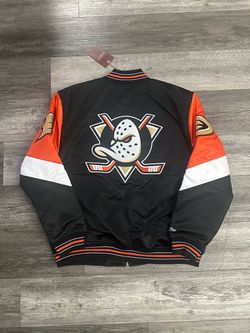 Anaheim Ducks Mitchell And Ness Jacket Large New With Tags