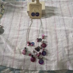 New Necklace With Earrings