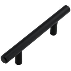 Hestia Hardware 10 Pack | 3" Steel Bar Pull For Kitchen and Bathroom Cabinet Hardware Black