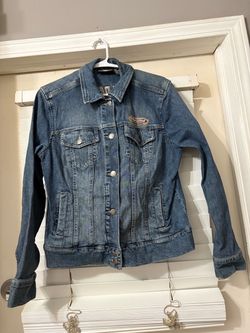 Women’s Harley Davidson Denim Jean Jacket with Patch