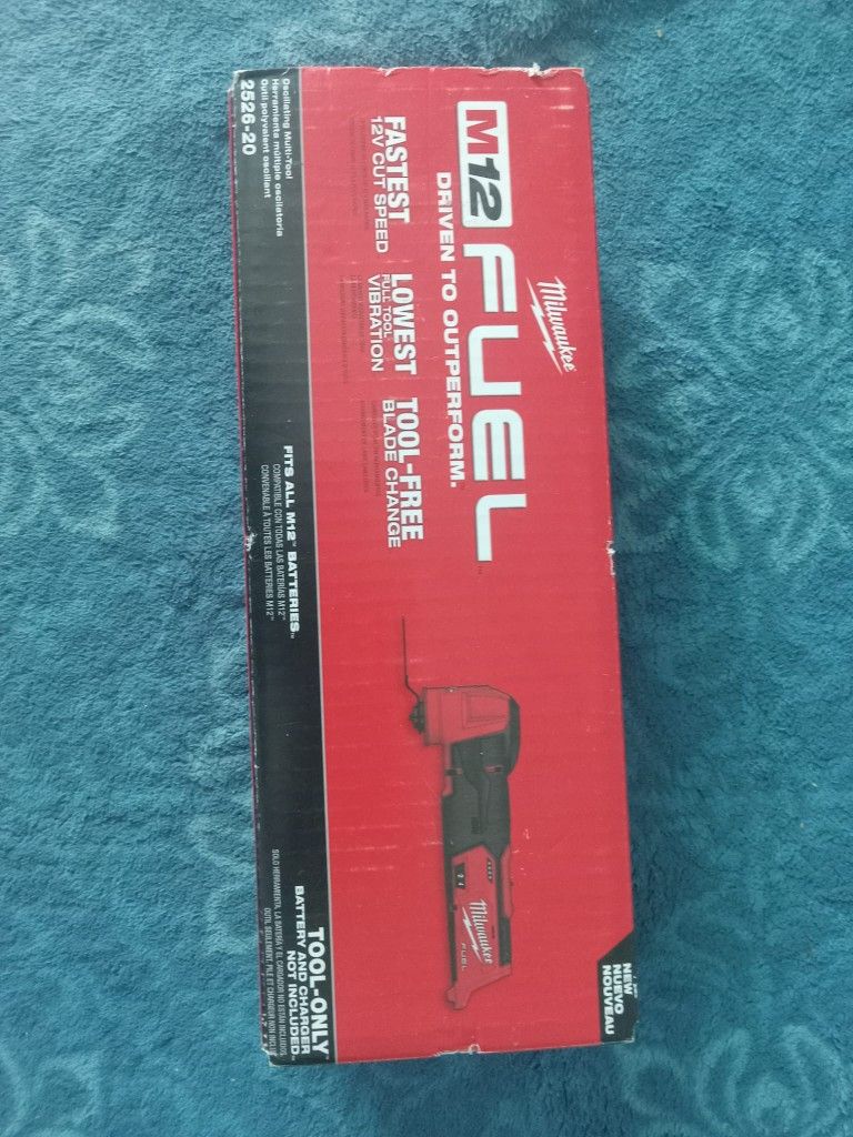 Milwaukee
M12 FUEL 12V Lithium-Ion Cordless Oscillating Multi-Tool (Tool-Only)