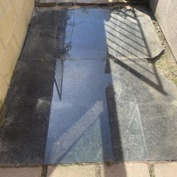 FREE Black Granite 4 ‘ 7” X 3’ 2” Left Over From Kitchen Countertop Remodel 