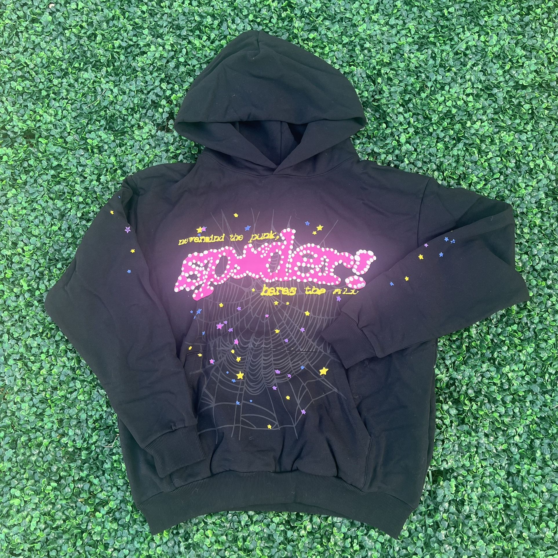 Black Sp5der V2 Hoodie