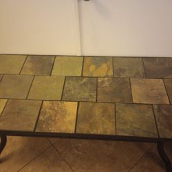 Tiled Coffee Table With Two Matching End Tables $100