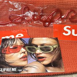 Supreme Crazy Straw And Stickers 