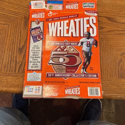 Wheaties box San Francisco 49ers, 50th anniversary collectors edition