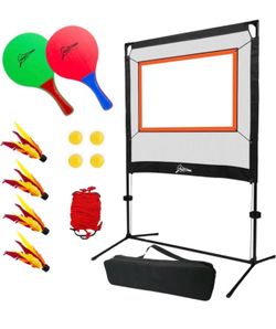 Pickle Pong - Similar to Pickleball, Badminton and Tennis - Play Outdoors and Indoors