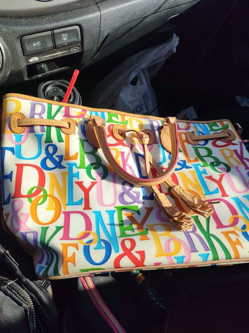 Dooney Bourke Colorful Letters Bag