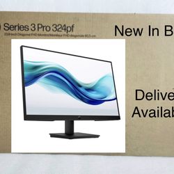 C  ool! New HP Series 3 Pro 324pf 100Hz 23.8" Full HD Monitor, Black