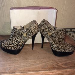 Cheetah Print Heels