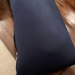 Yogibo 6 Foot Bean Bag Chair/Couch Blue Cover