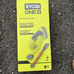 New: Ryobi One+ Sheer-shrubber combo