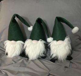 Set Of 3 Stuffed Gnomes 