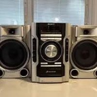 Sony HCD-EC55 Hi-Fi 3 Disc CD AM/FM Stereo Player Set w/ SS-EC55S Speaker System