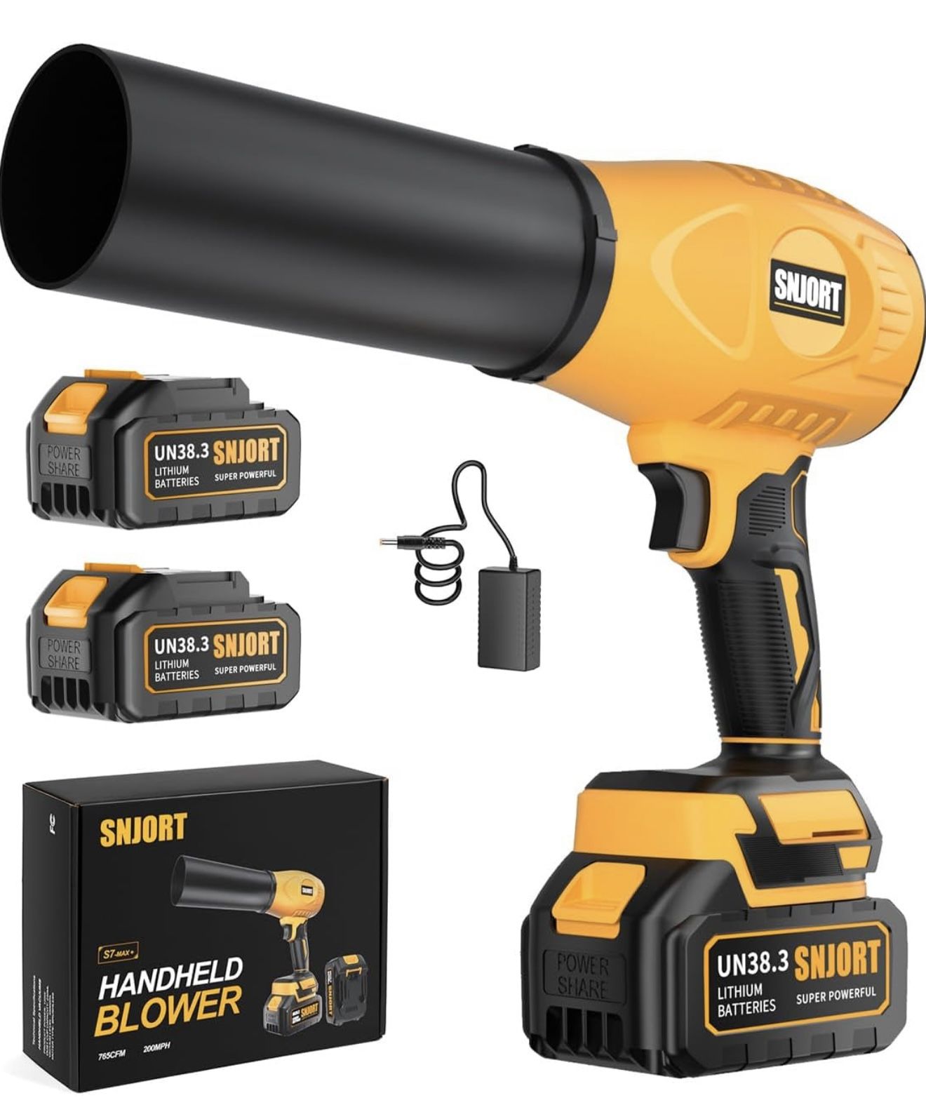 Brand New in unopened box Cordless Leaf Blower w/ 2 Batteries & Charger – Lightweight & Powerful