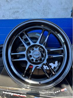 Katana KR02 Gloss Black 18x8 +40 Wheels 5x100 5x114.3 5x120 | Special Wheel Set