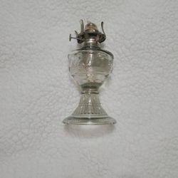 Vintage Qing China Flying Bird Oil Lamp