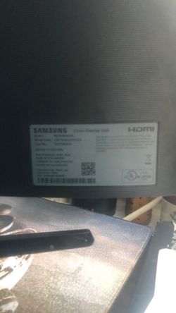 24in Samsung Curved Monitor