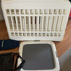 Dog Play Pen & Potty Pad Holder 