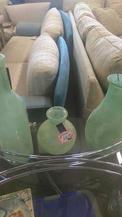 3pc ice glass set.