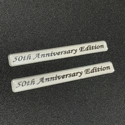 Toyota 50th Anniversary Edition Emblems 