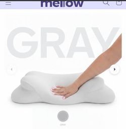 Two Gray Mellow Pillows