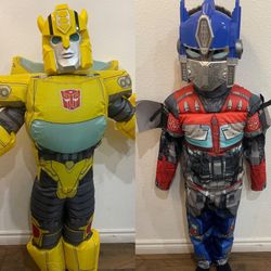 Transformers - 2 kids costumes Bumble Bee & Optimus Prime