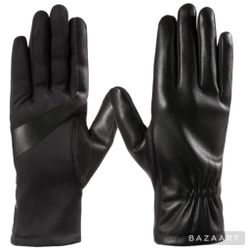 Genuine Leather Stretch Gloves with smarTouch L/XL NWT women’s Isotoner 