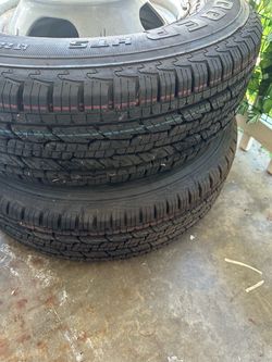 4 General Grabber LT 225/75R16 tires